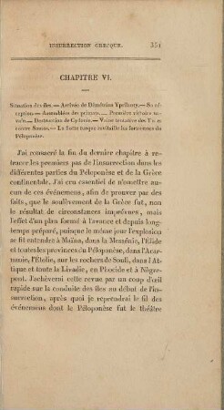 Chapitre VI. Situation des iles. ...
