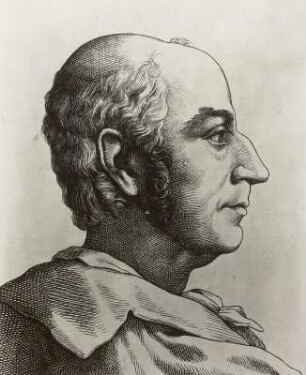 Bildnis Johann Heinrich Junge-Stillings im Profil
