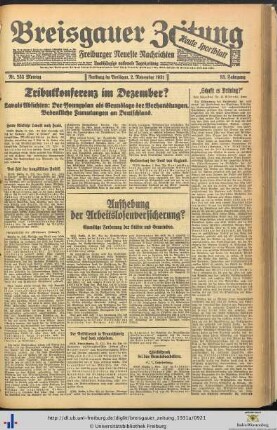 Nr. 255-279 (November 1931)
