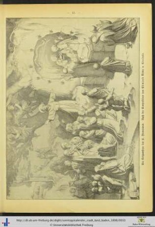 Illustration: Die Krippenfeier des hl. Franciscus.