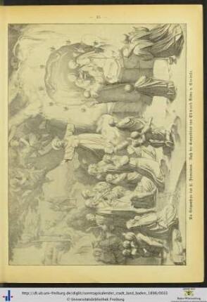 Illustration: Die Krippenfeier des hl. Franciscus.