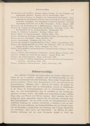 Reformvorschläge.