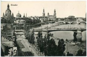 Dresden. Dresden mit Aeroplan