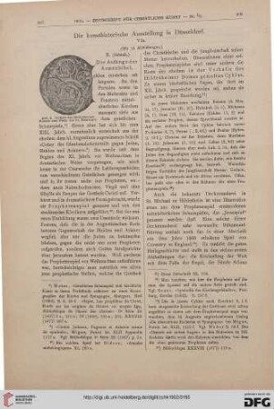 Die kunsthistorische Ausstellung in Düsseldorf, [6a]