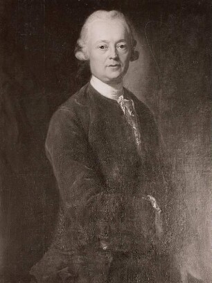Bildnis Reichsgraf Johann Georg Friedrich von Einsiedel (Freier Standesherr auf Seidenberg, Reibersdorf, ... Chursächs. Kabinettsminister, Erbauer des Schlosses Reibersdorf, Vermählt mit Eleonore Henriette von Ponickau