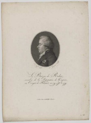 Bildnis des Franz Ludwig Wilhelm von Reden