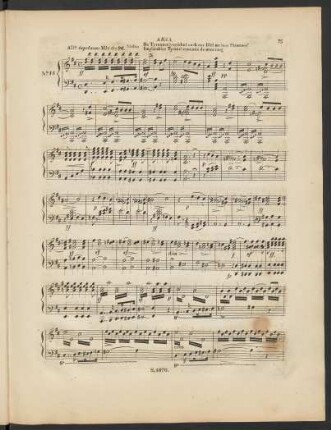 No. 15. Aria: Ha Tyrannen! versöhnt euch nur Blut meines Stammes / Implacables tyrans! ennemis de mon sang
