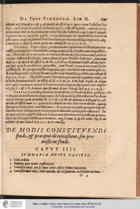 DE MODIS CONSTITUENDI feudi, & praecipue de conceßione, seu promißione feudi. CAPUT IIII.