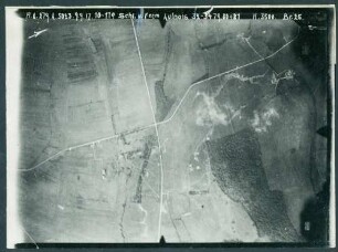 Foto des Geländes um Schloss und Ferme Aulnois (Luftbild)