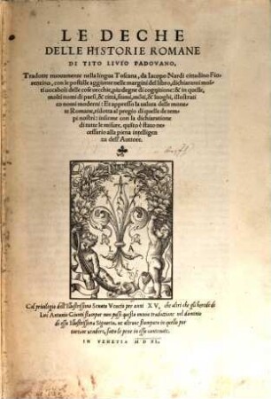 Le deche delle historie romane