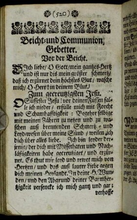 Beicht- und Communion Gebetter