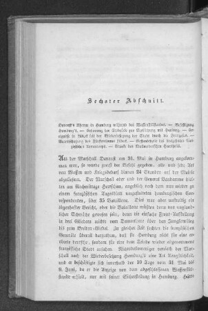 Sechster Abschnitt.