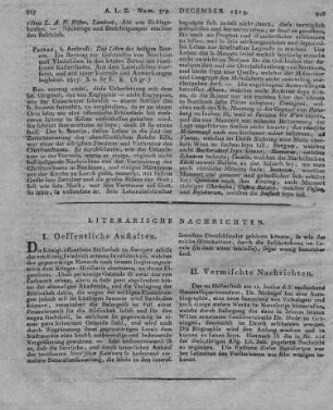 Eugippius : Das Leben der heiligen Severin. Aus dem Latein. übersetzt und meit einer Vorrede und Anmerkungen begleitet. Passau: Ambrosi 1817