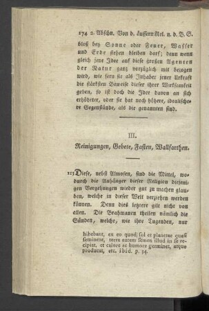 III. Reinigungen, Gebete, Fakten, Wallfarthen.