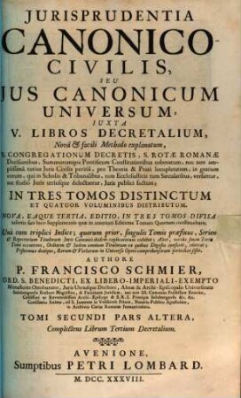 Iurisprudentia canonico-civilis, 2,2