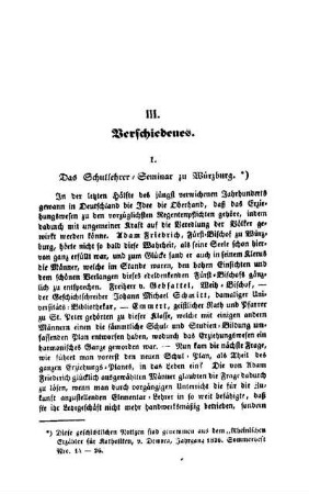 Das Schullehrerseminar zu Würzburg