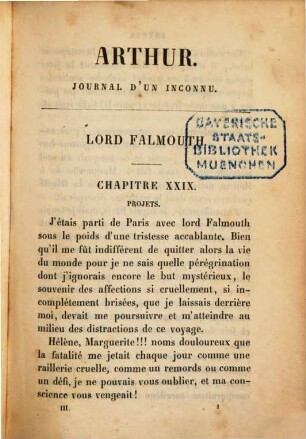 Arthur : Par Eugène Süe, 3