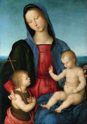 Maria mit dem Kind, das den Johannesknaben segnet / Madonna Diotallevi