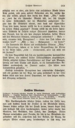 Sechstes Abenteuer. Seltsames Beginnen reisender Gaukler in einem Weinhause nebst hinlänglichen Prügeln ...