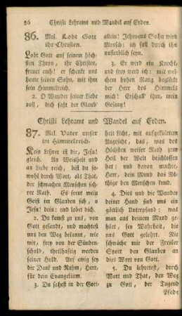 [18.] Christi Lehramt und Wandel auf Erden Nr. 87 - 91