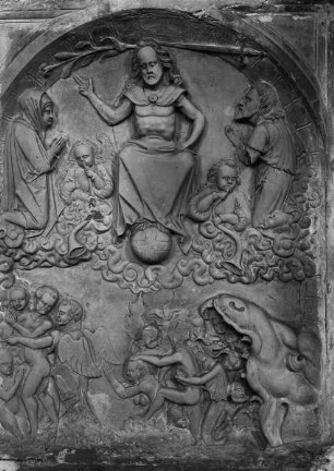 Grabmal Georg III. von Losenstein, rechtes Stockrelief: Jüngstes Gericht
