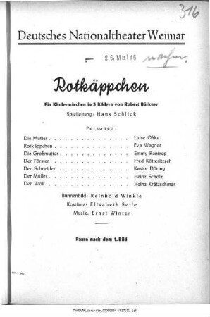 Rotkäppchen