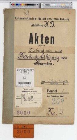 Nebenämter und Nebenbeschäftigungen von Beamten