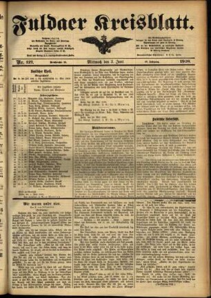 Ausgabe vom Mittwoch, den 03. Juni 1908.