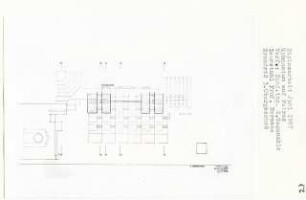 Gymnasium auf Patras, Peloponnes (Diplomarbeit bei Bernhard Hermkes): Grundriss 3. Obergeschoss