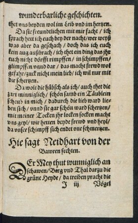 Hie sagt Neidhart von der Bawren fechten.