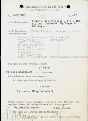 Katzmaier, Wilhelm