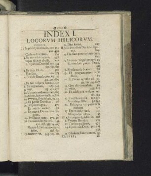 Idex I. Locorum biblicorum.