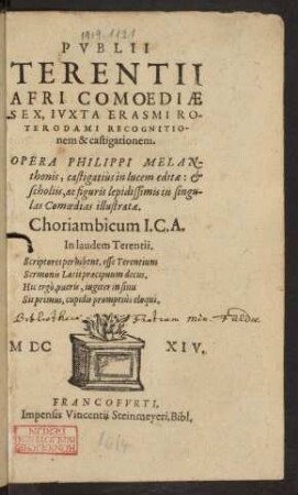 Publii Terentii Afri Comoediae Sex