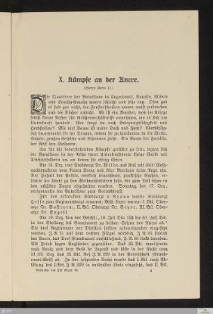X. Kämpfe an der Ancre