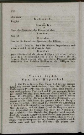 Viertes Kapitel. Von der Hyperbel
