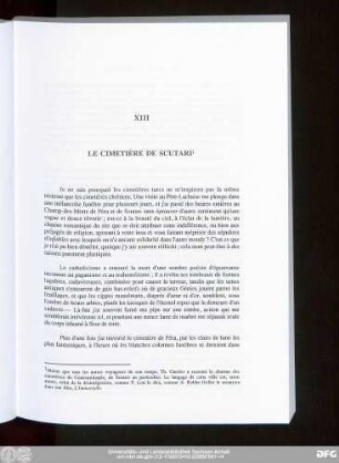XIII Le Cimetière De Scutari