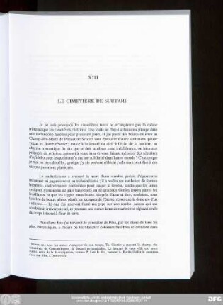 XIII Le Cimetière De Scutari