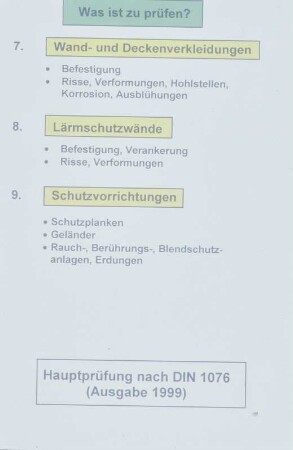 DIN 1076: Was ist zu prüfen?