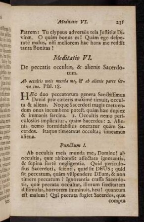 235-240, Meditatio VI