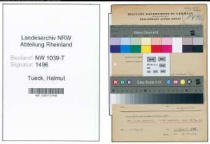 Entnazifizierung Helmut Tueck , geb. 00.00.0000 ()