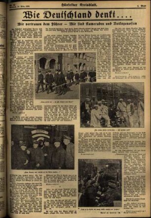Dritte Ausgabe vom Mittwoch, den 18. März 1936.
