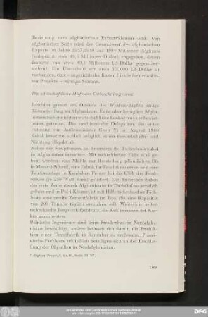 Die wirtschaftliche Hilfe des Ostblocks insgesamt