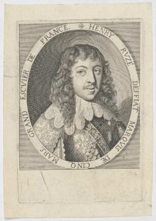 Bildnis des Henry Rvzé Deffiat de Cinq Mars