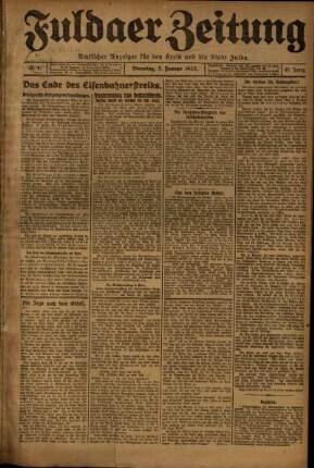 Ausgabe vom Dienstag, den 03. Januar 1922.