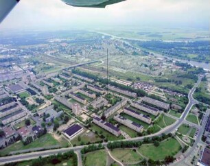 Wohnkomplex VI in Eisenhüttenstadt : Blickrichtung Nordosten