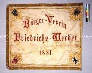 Fahne des Bürgervereins "Friedrichs-Werder"