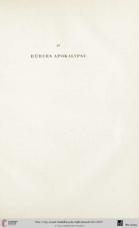 IV. Dürers Apokalypse