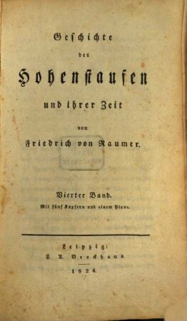 Geschichte der Hohenstaufen und ihrer Zeit, 4