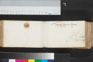 Einträge Bl. 244 - 260