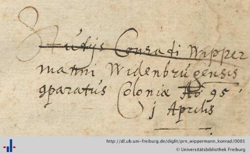 [Provenienz]: Wippermann, Konrad